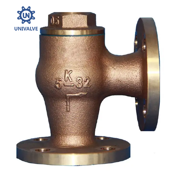 Marine Valve F7416 JIS 5K Bronze-Winkelhub-Rückschlagventil