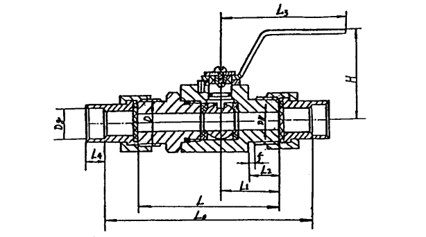 Marine 2PC Full Port Edelstahlkugel Ventil-Sockel-Schweiß HDMV85-00