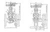 Marine PN1,6 Mpa Flansch Bronze Absperrventil HDMV13-00