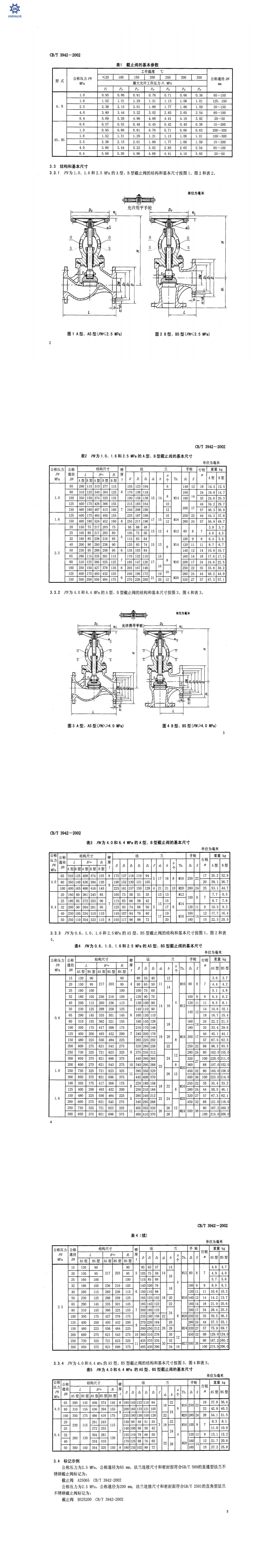 [行业标准]CBT3942-2002法兰不锈钢截止阀_00